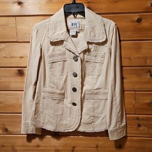 'Live a Little' brand | Women's Beige Jacket | Size Small